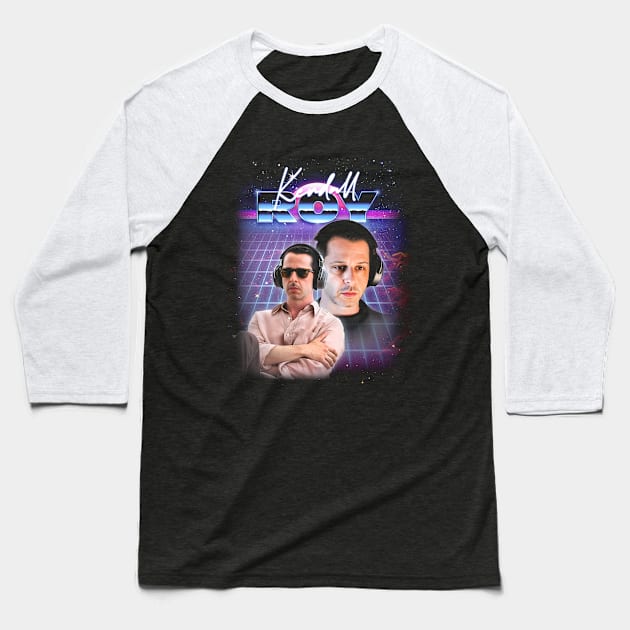 Kendall Roy - Retro Aesthetic Fan Design Baseball T-Shirt by DankFutura